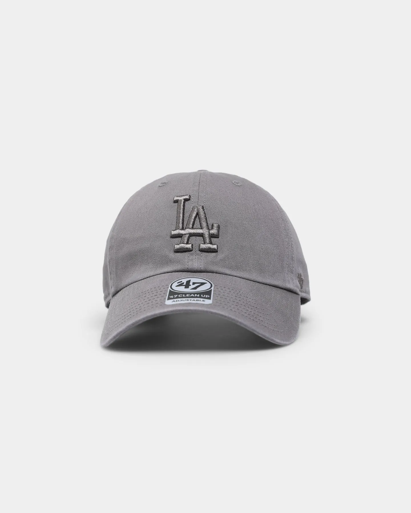 47 Brand Los Angeles Dodgers 'Moon Rock Grey' Clean Up Strapback Dark Grey