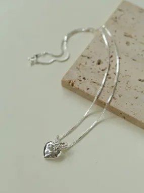 925 Silver Heart Pendant Necklace