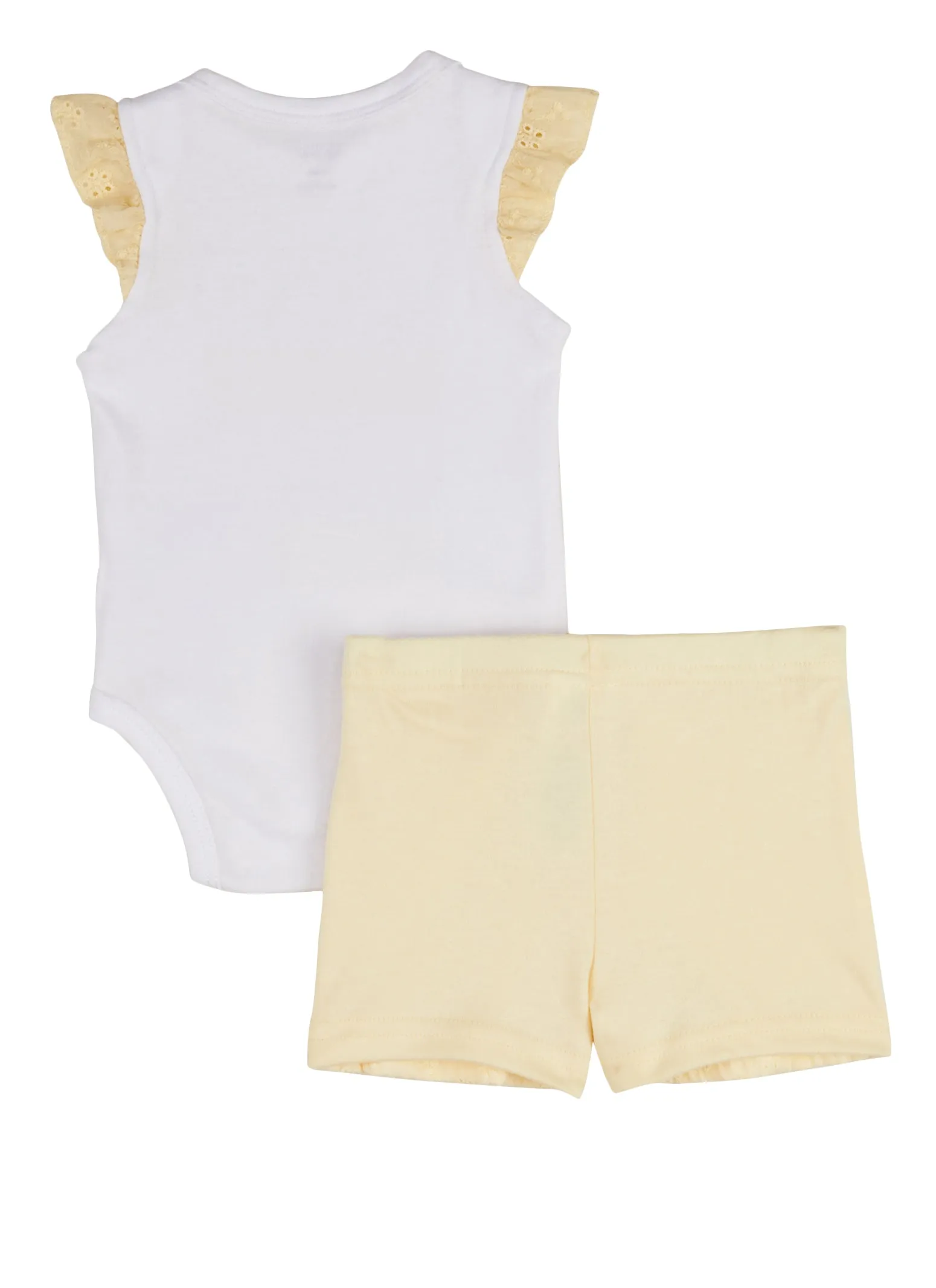 Baby Girls 0-9M Dad Daughter Squad Bodysuit and Shorts