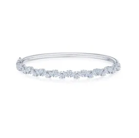 Bangle with Marquise and Pear Diamonds