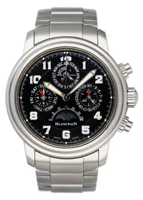 Blancpain Leman Fly-Back 2585F Chronograph Perpetual Calendar Mens Watch