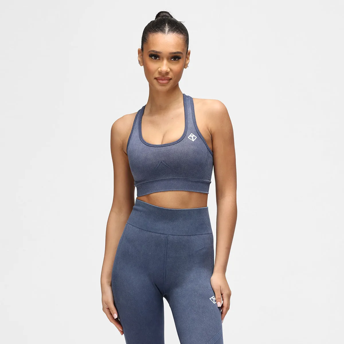 Blue Denim Seamless Bra