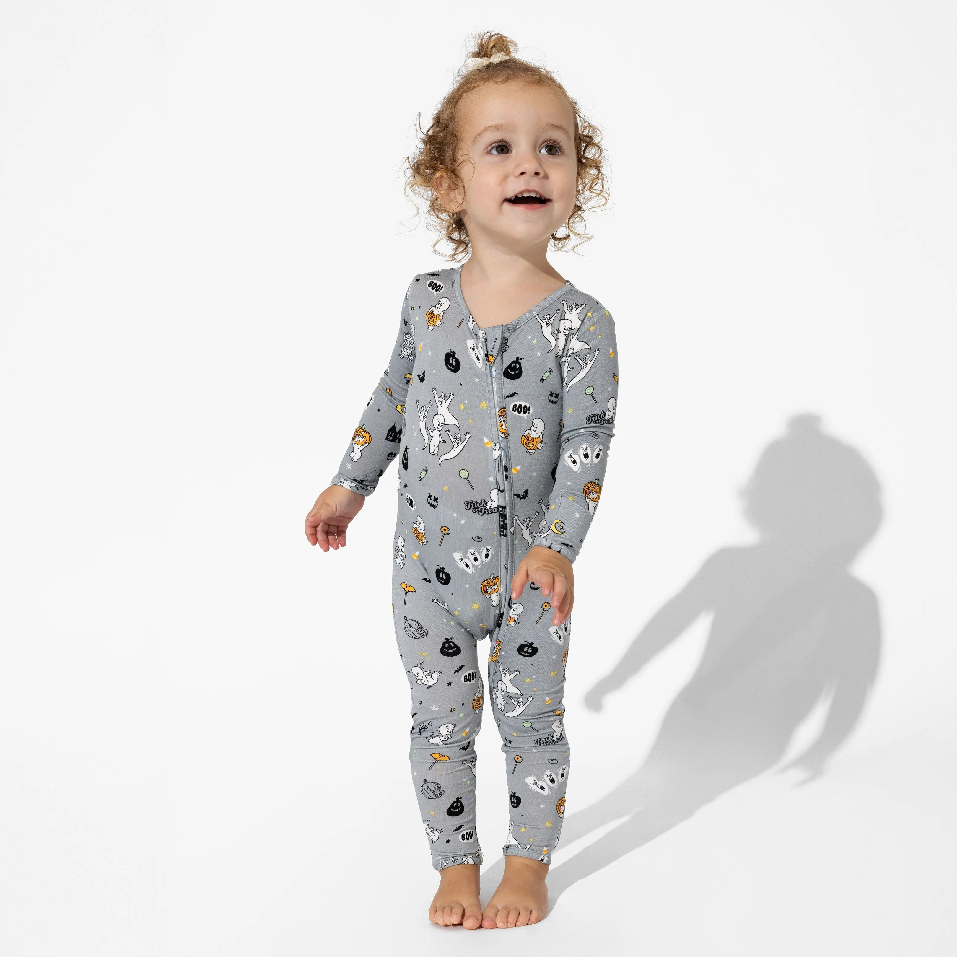 Casper Halloween Bamboo Convertible Footie