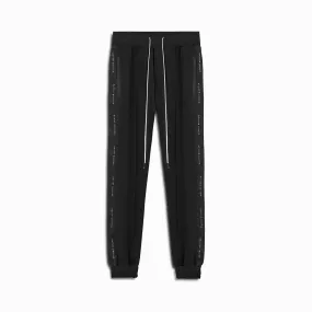 classic slim track pant / black