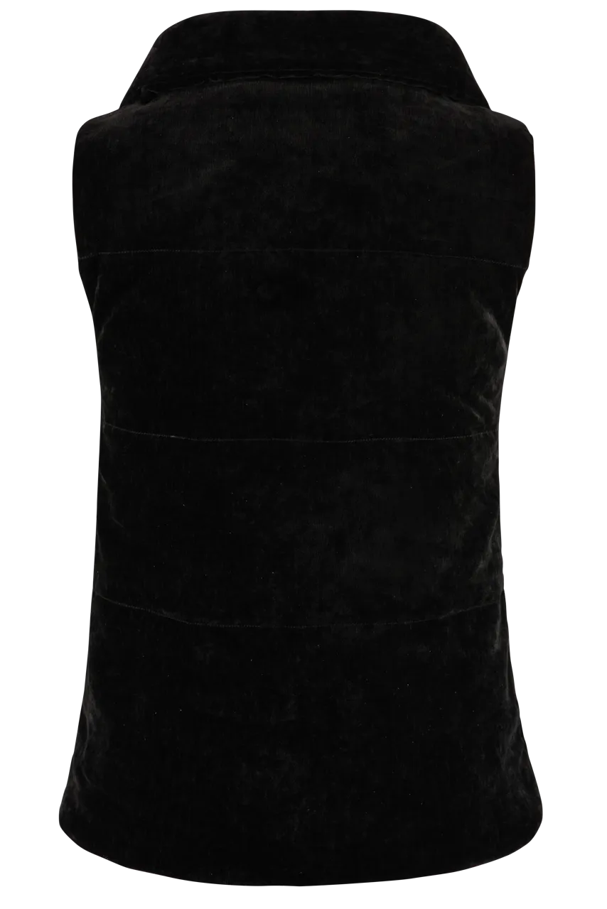 Dylan Velvet Puffer Vest