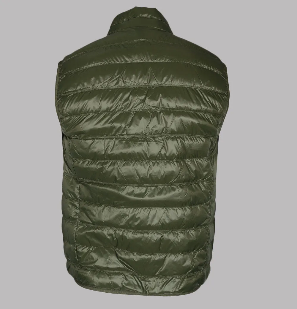 EA7 Quilted Down Gilet Forest Night