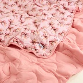 Everly Jane & Velvet Pink Reversible Quilted Patoo® Blanket