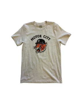 Ink Detroit Motor City Kitty T-Shirt - Heather Natural