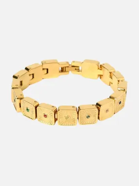 Jasper Bracelet - Gold