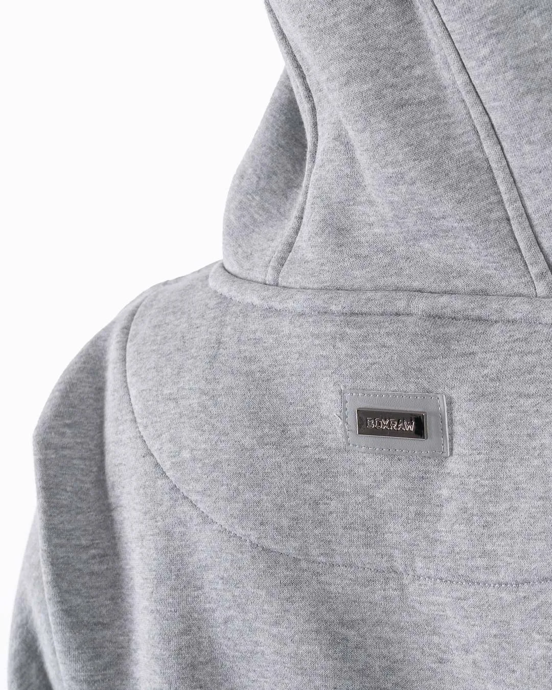 Johnson Cropped Hoodie - Grey