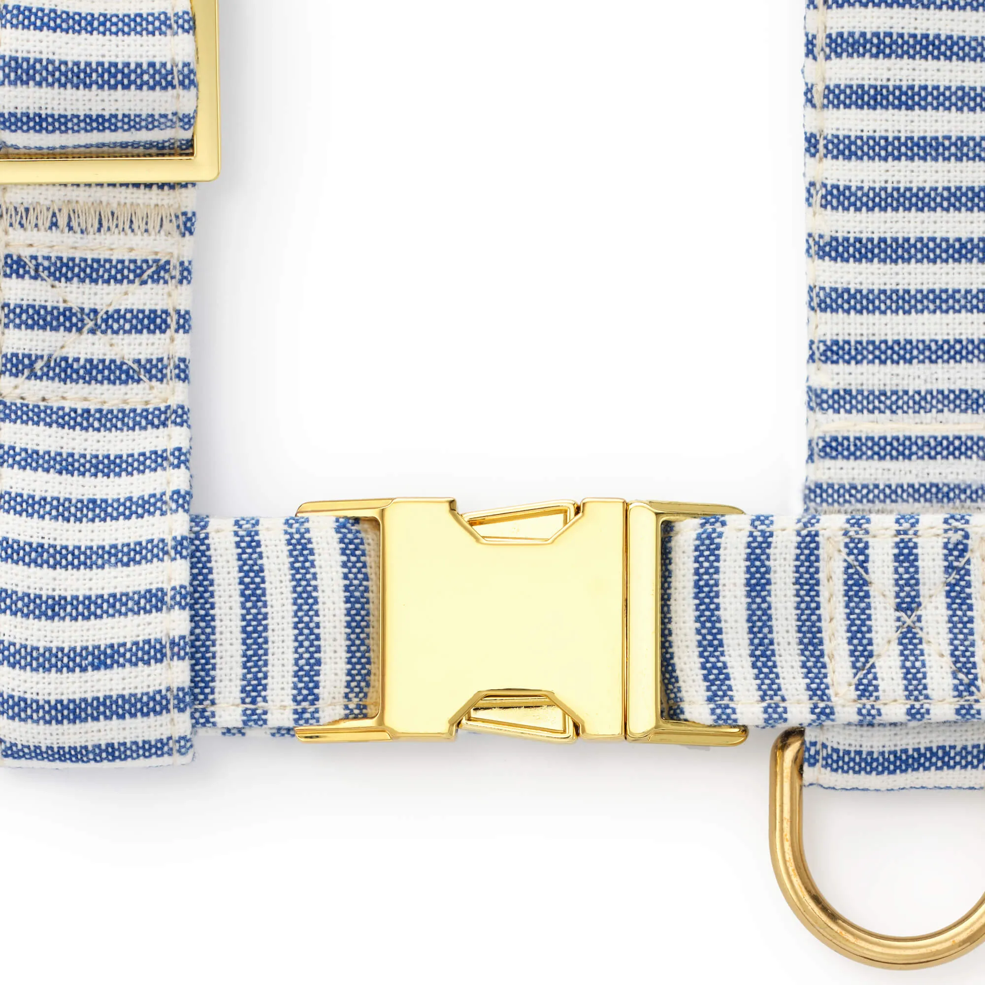 Lake Blue Stripe Dog Harness