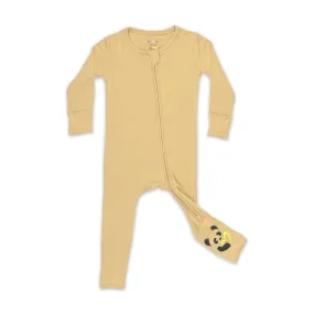 Latte Bamboo Convertible Footie