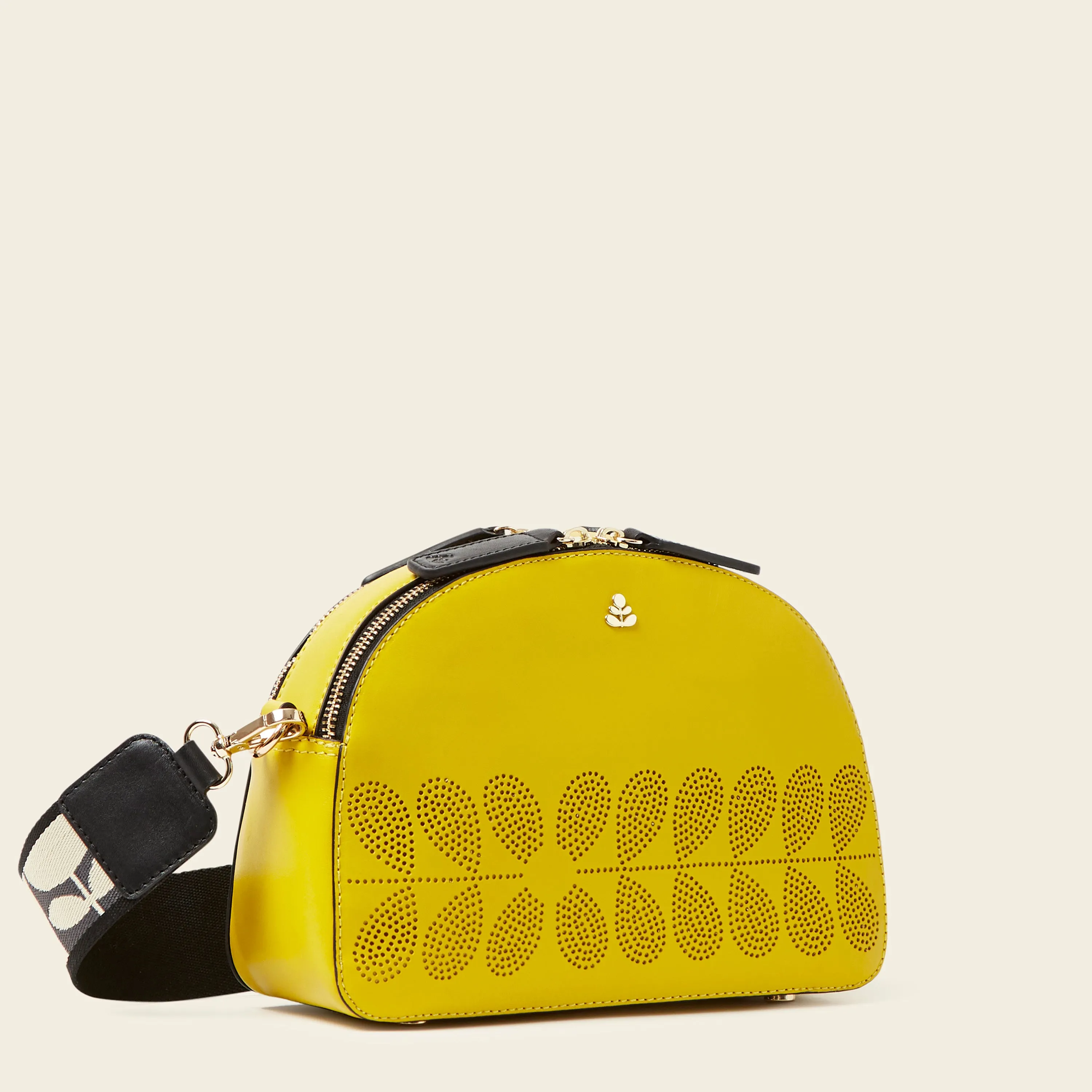 Luna Crossbody - Daffodil Punched Flower