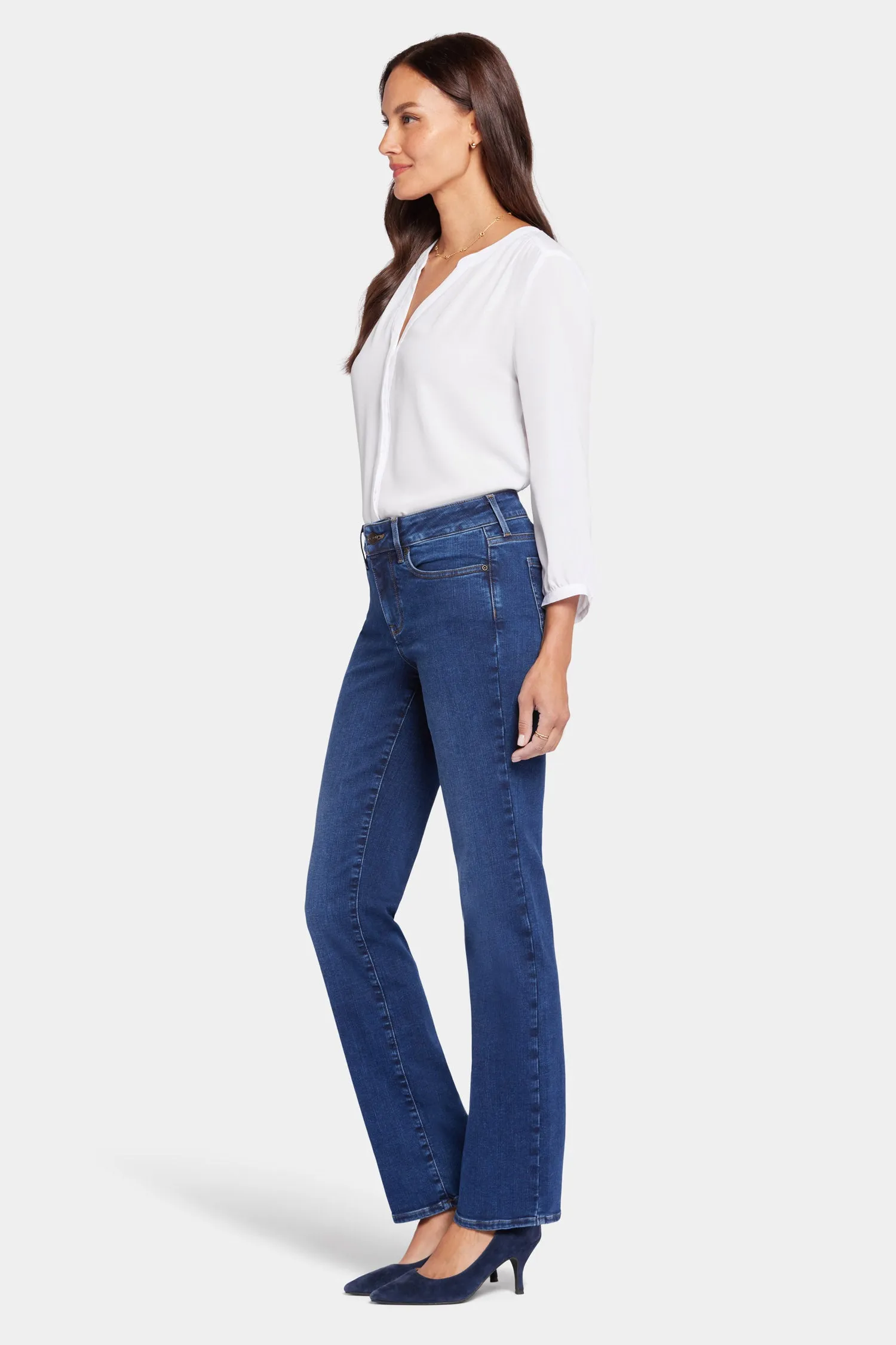 Marilyn Straight Jeans In Petite - Cooper