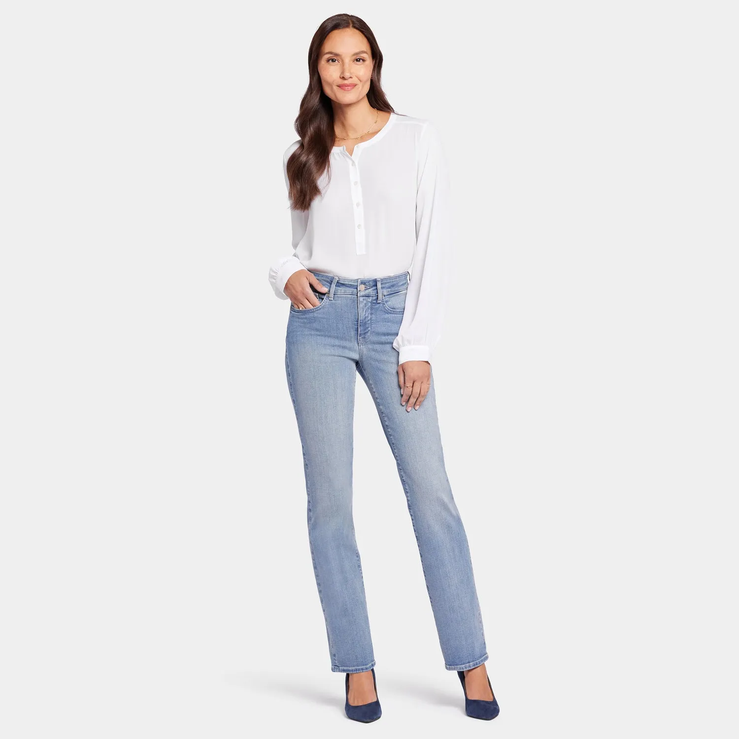 Marilyn Straight Jeans - Thistle Falls