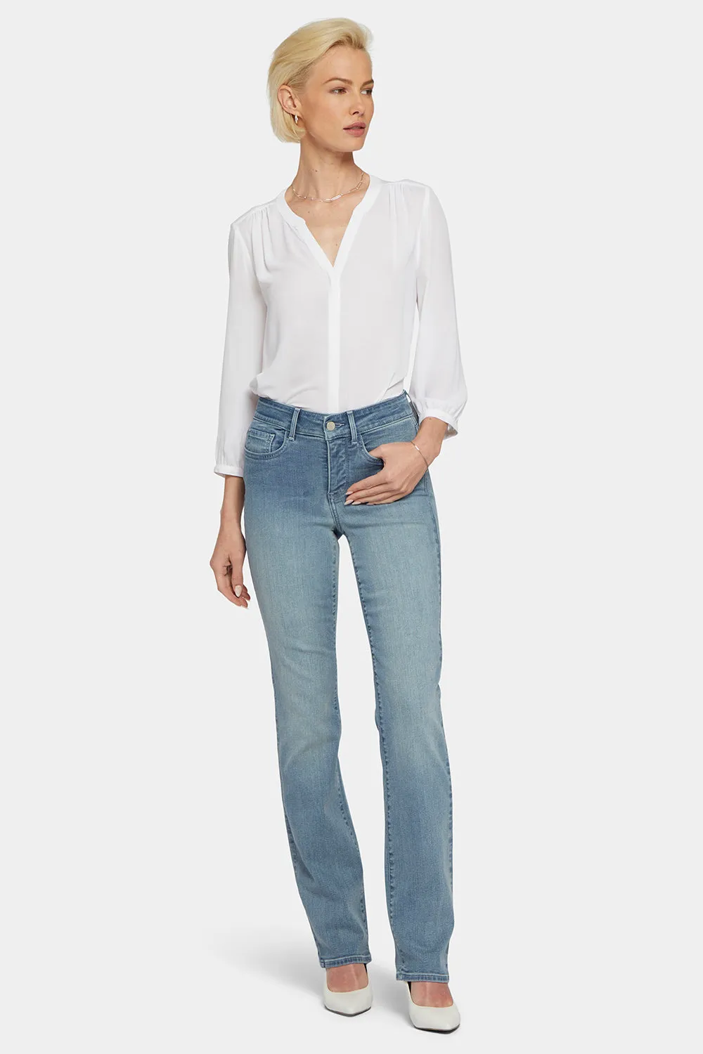 Marilyn Straight Jeans - Thistle Falls