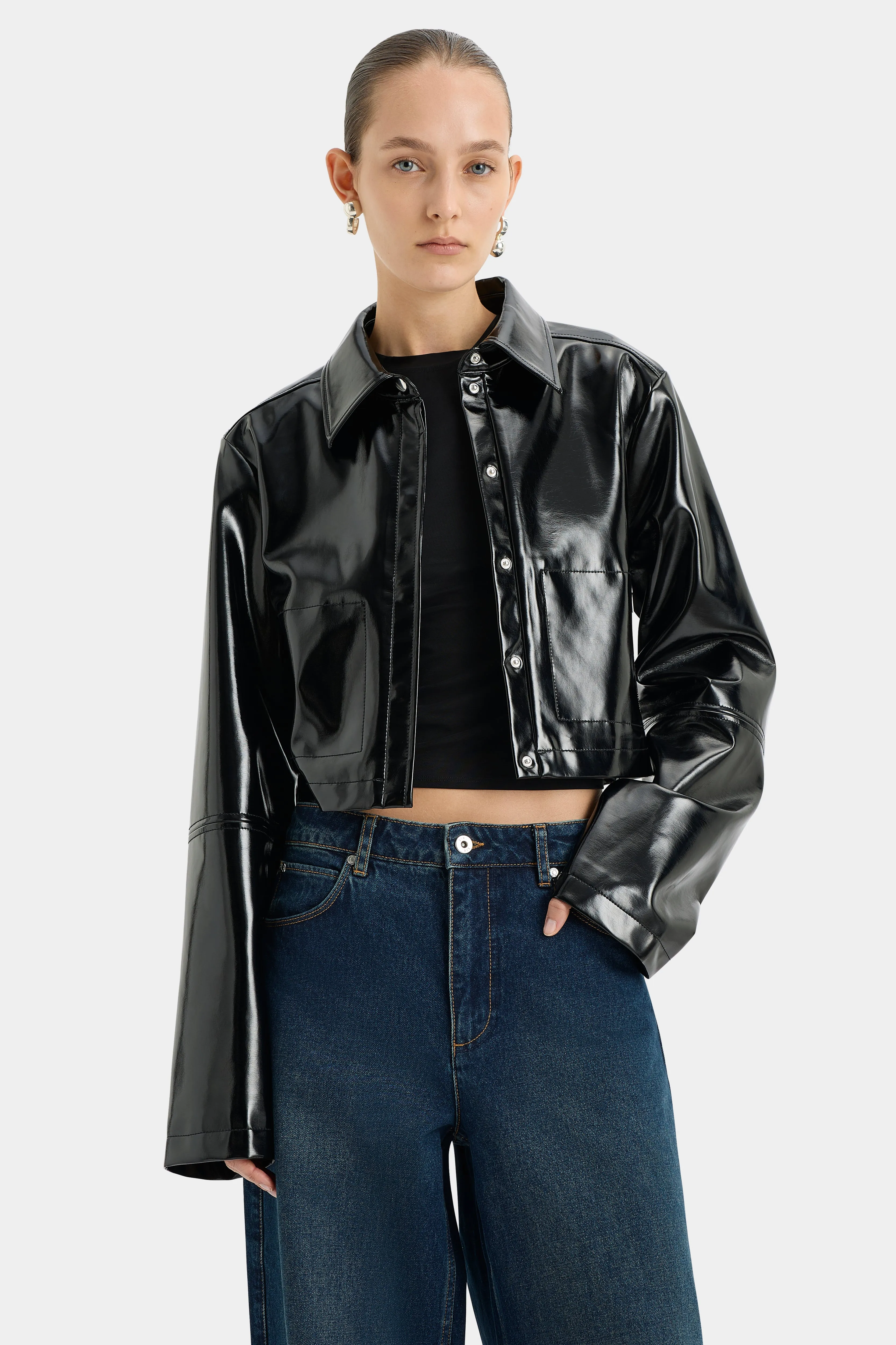 Midnight Crop Jacket