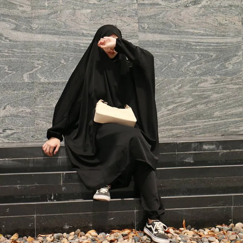 Muslim Women Jilbab With Tops Robe And Pants