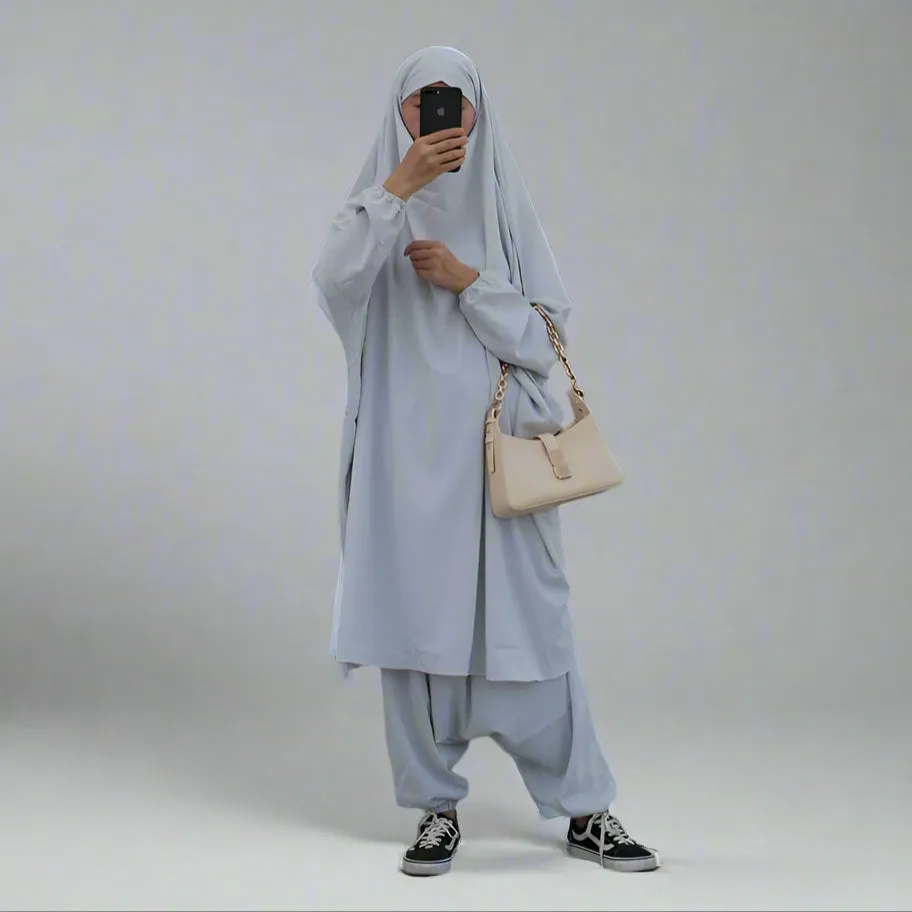 Muslim Women Jilbab With Tops Robe And Pants