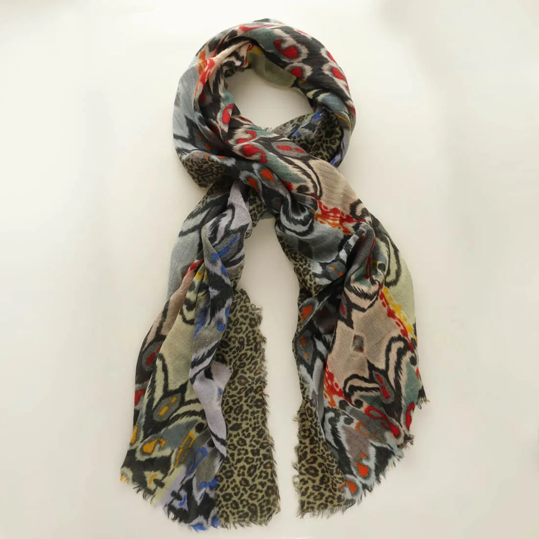 Namaste Printed Wool Scarf