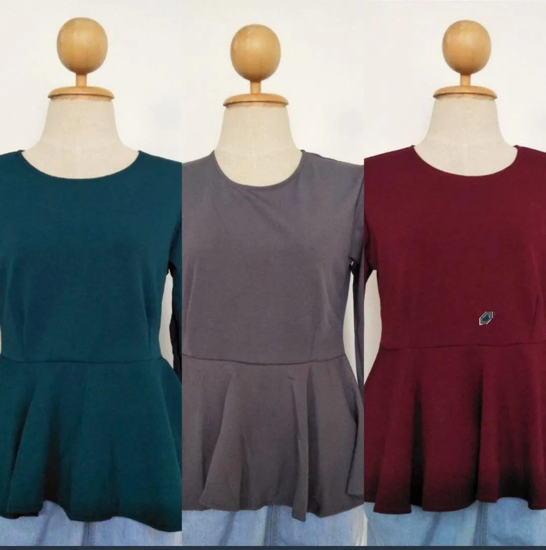 Nazurah Peplum Tops