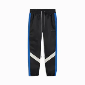 parachute track pant 2.5 / black   cobalt   ivory