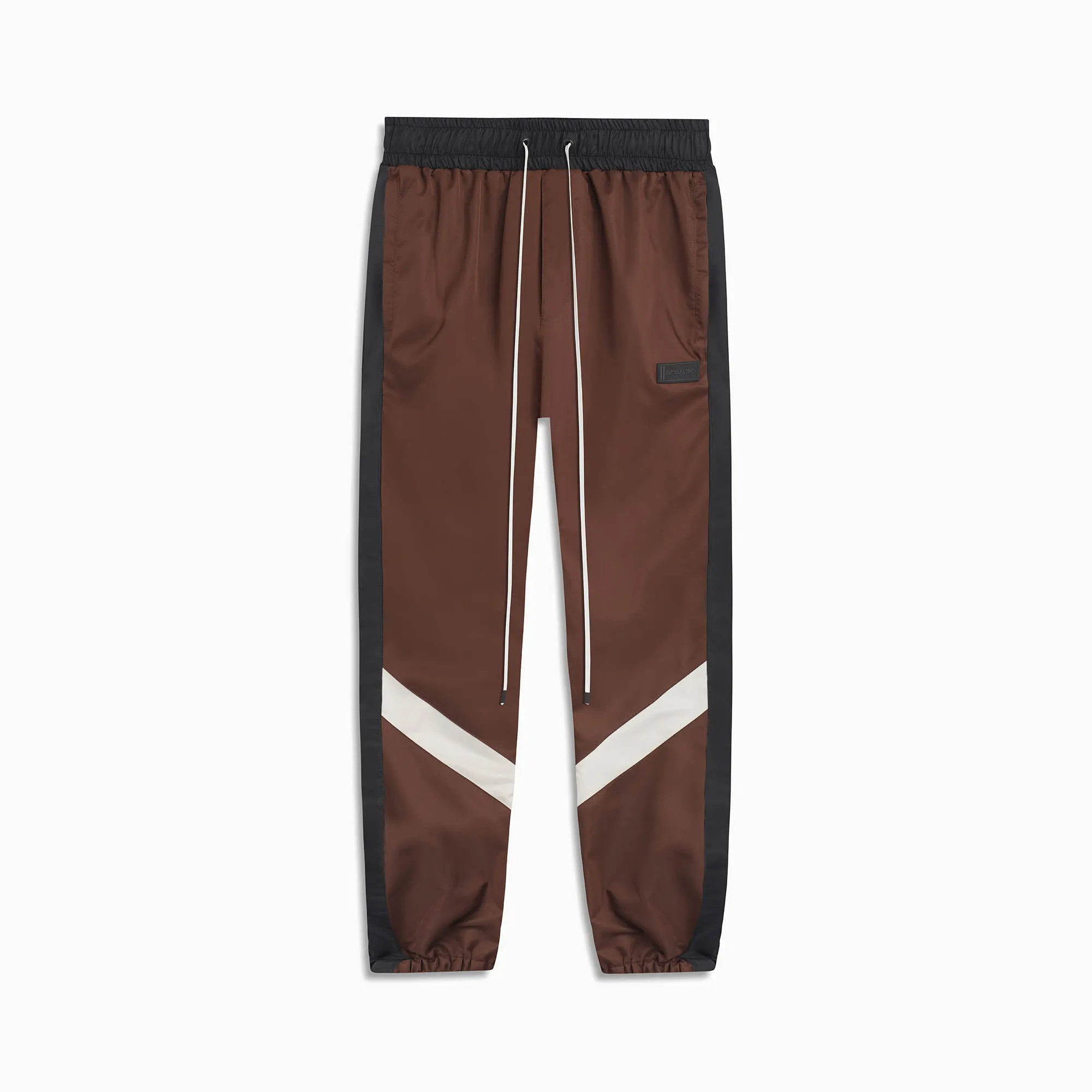 parachute track pant 2.5 / brown   black   ivory