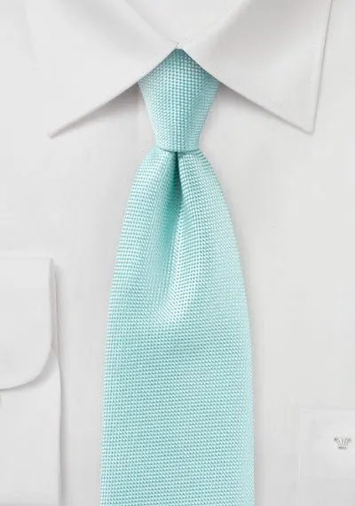 Pool Blue MicroTexture Necktie