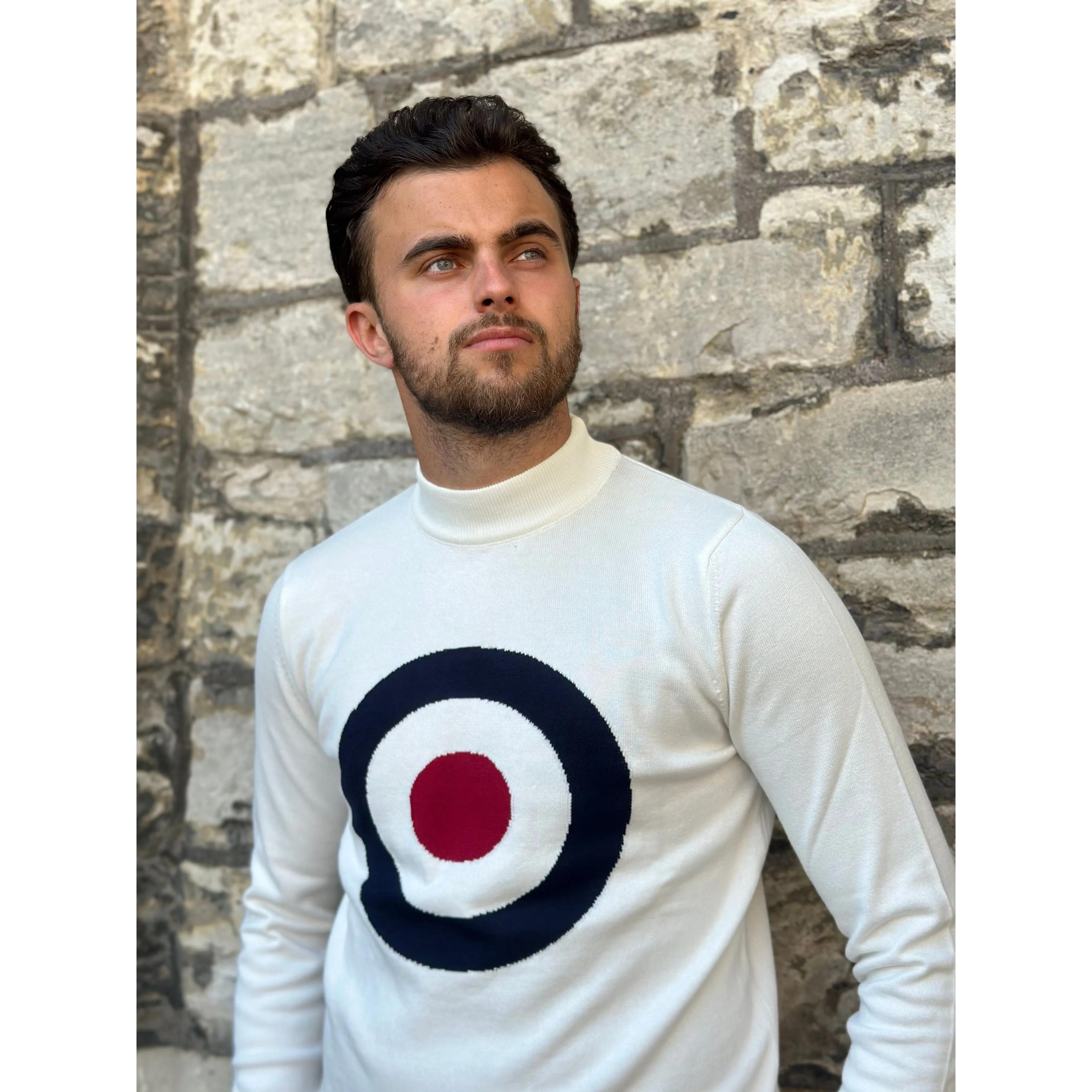 Ska & Soul - 'Moon' Fine Gauge Knit - Turtle Neck