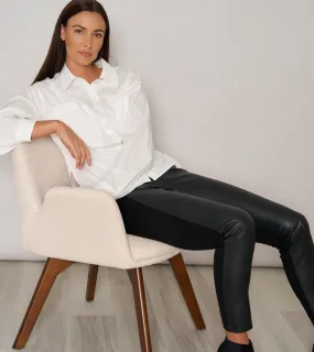 Slimming Ankle Pants & Vegan Leather