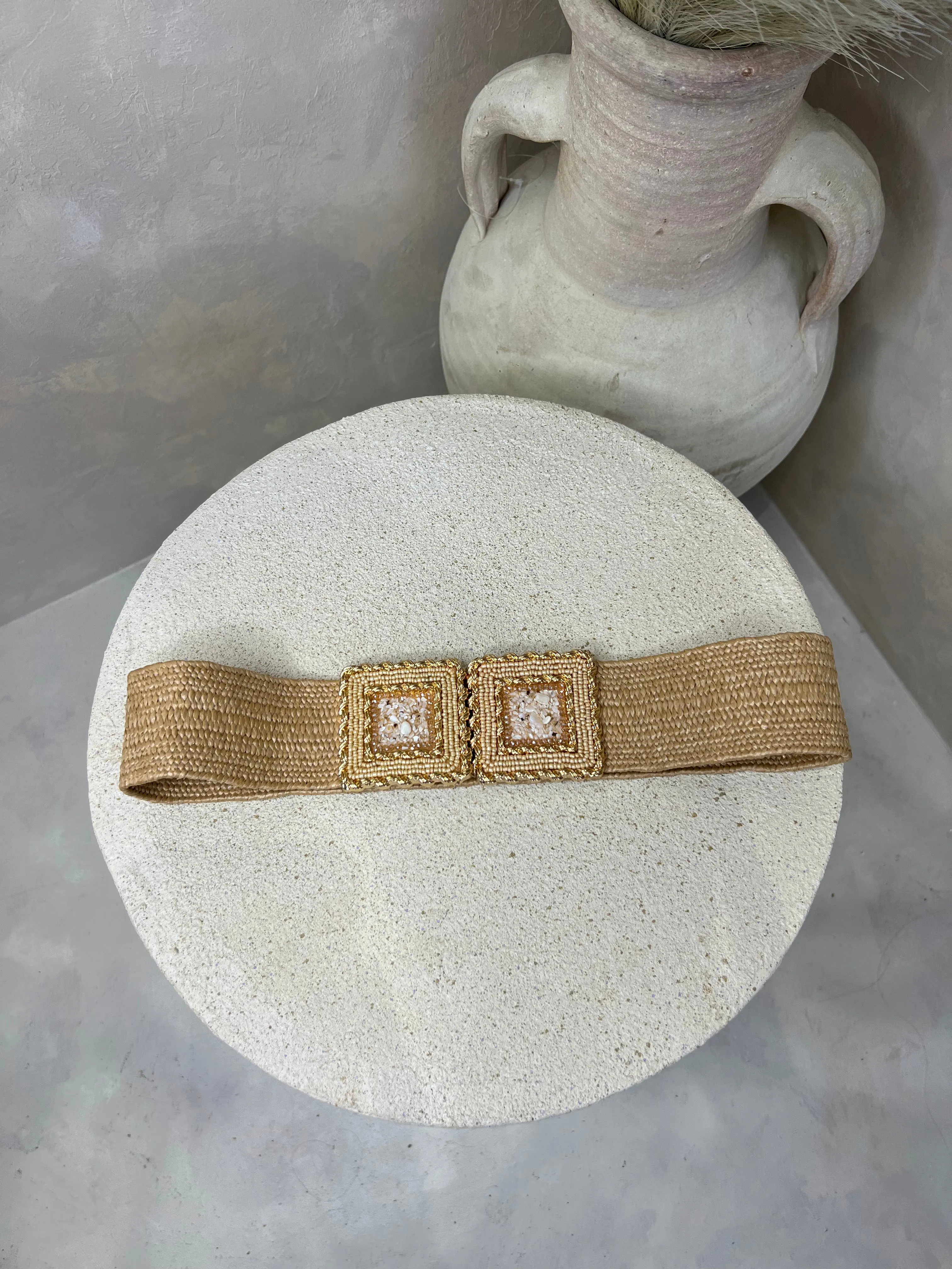 Square Embellished Belt