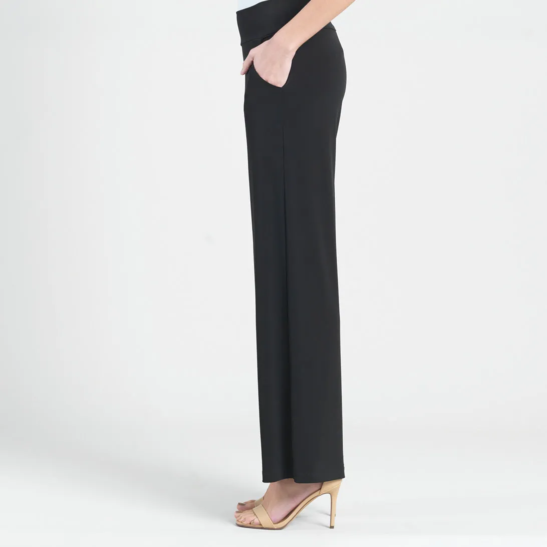 Wide Leg Pocket Pant - Black